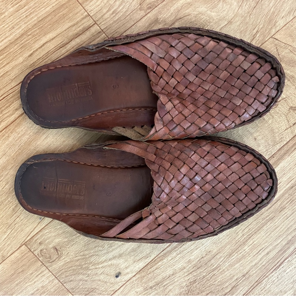 Mohinder Leather Slides
